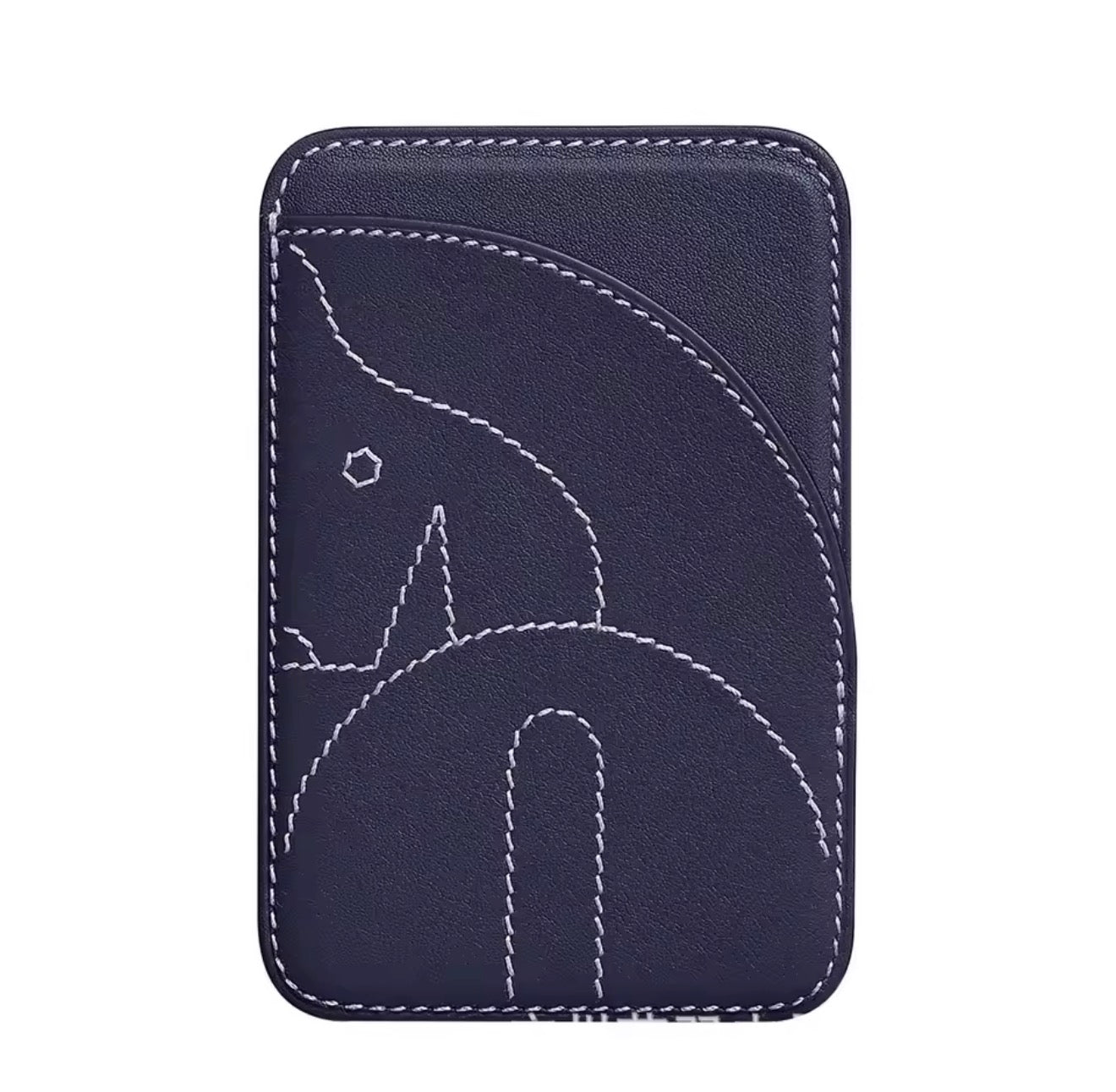 Dark Blue Horse Card Holder - Magnate