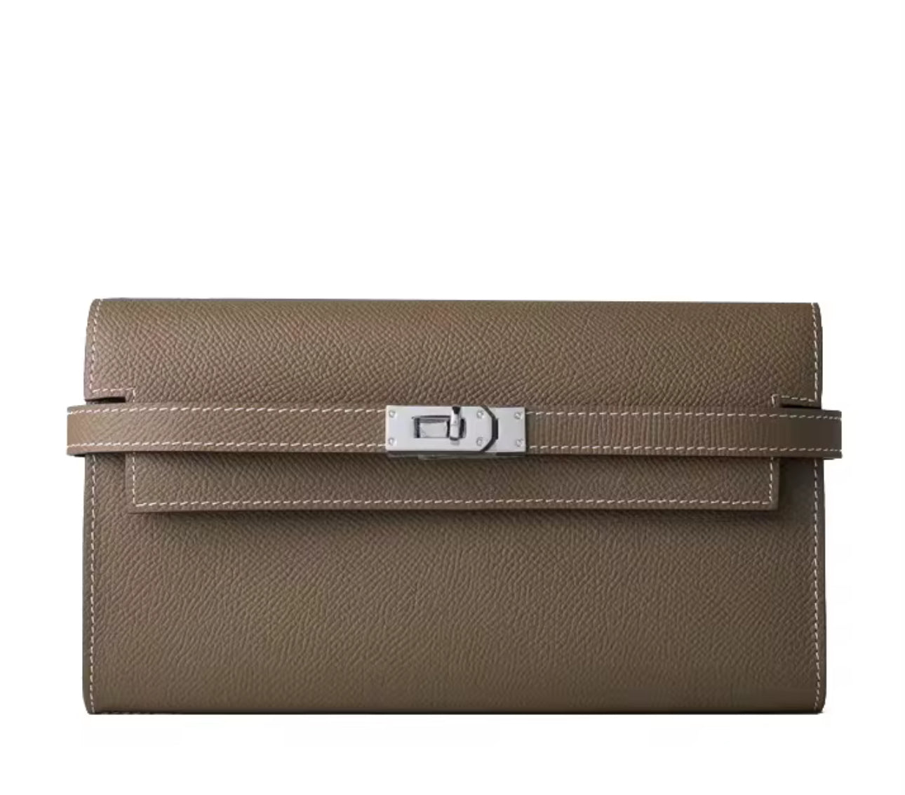 Peony Clutch – Etoupe SHW