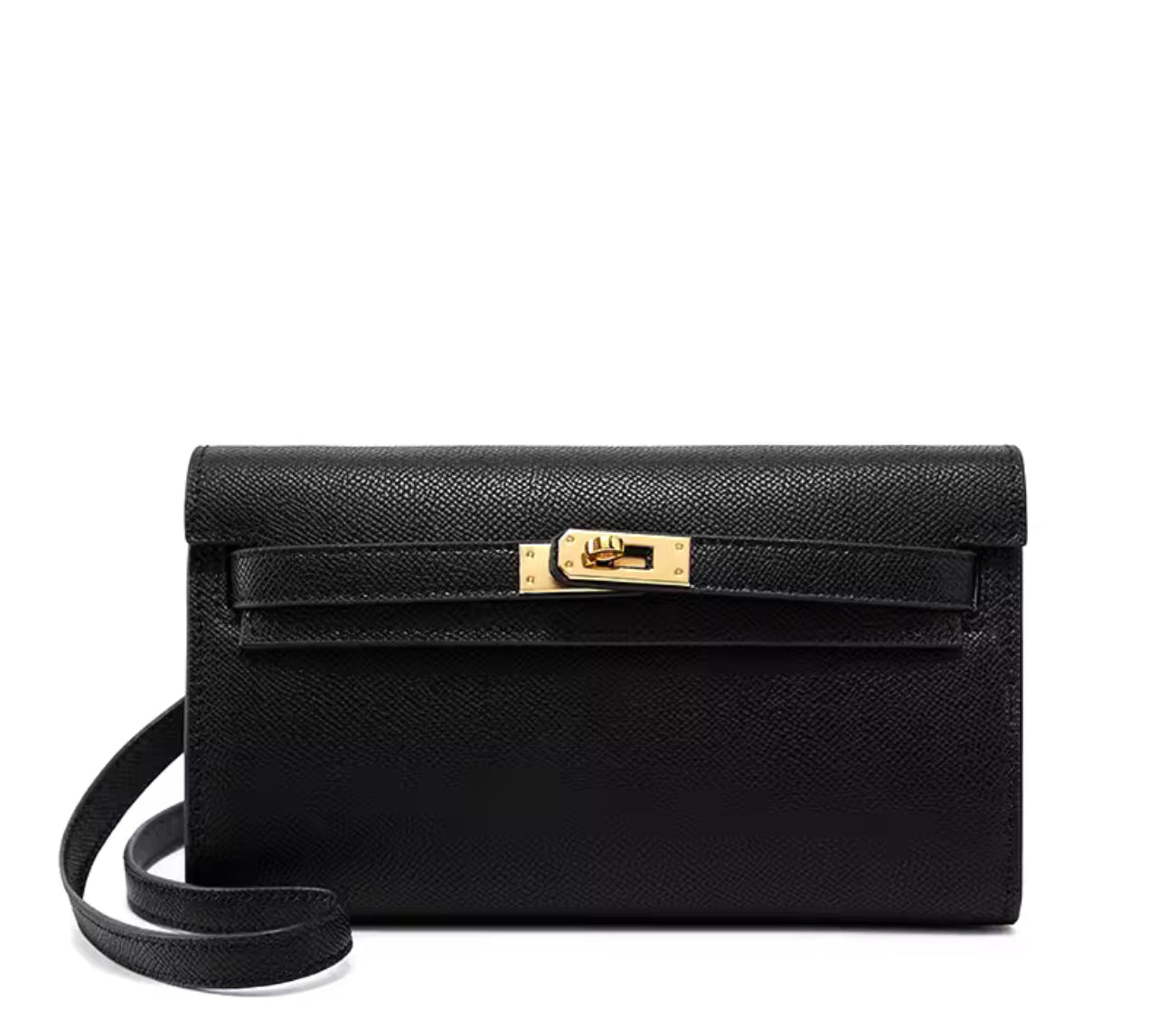 Peony Clutch – Black GHW