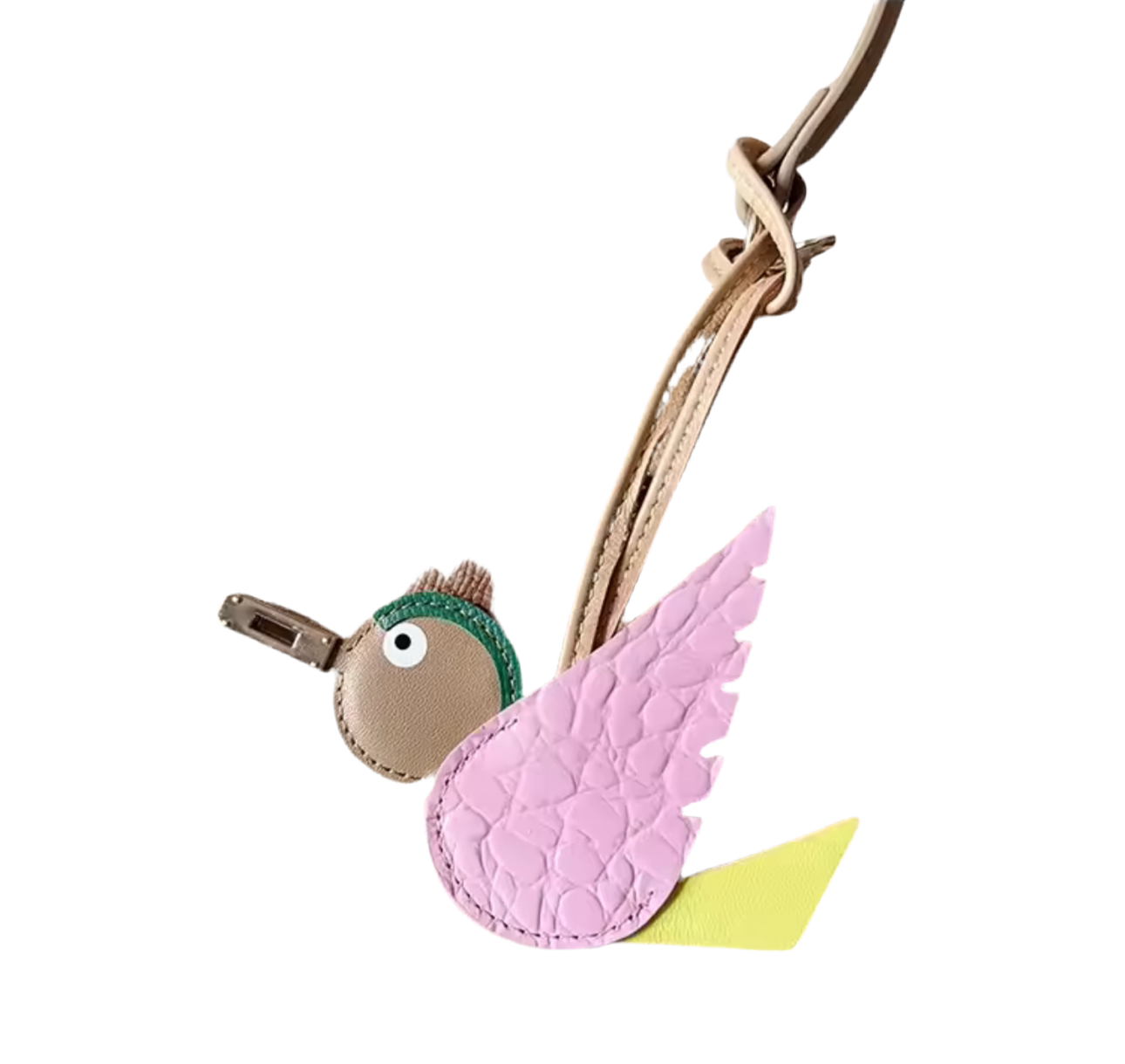 Bird charm - Pink