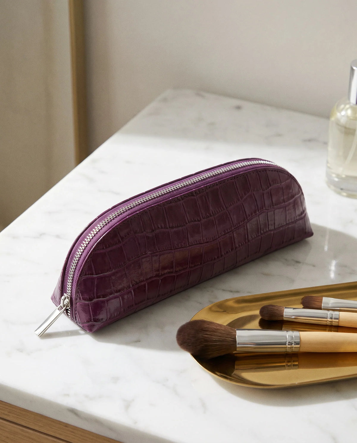 Purple- Brush Pouch