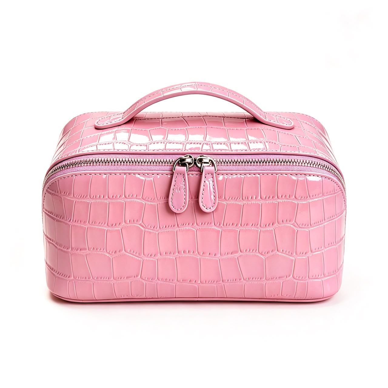 Pink Divided Croc Vanity