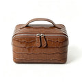 Brown Divided Croc Vanity