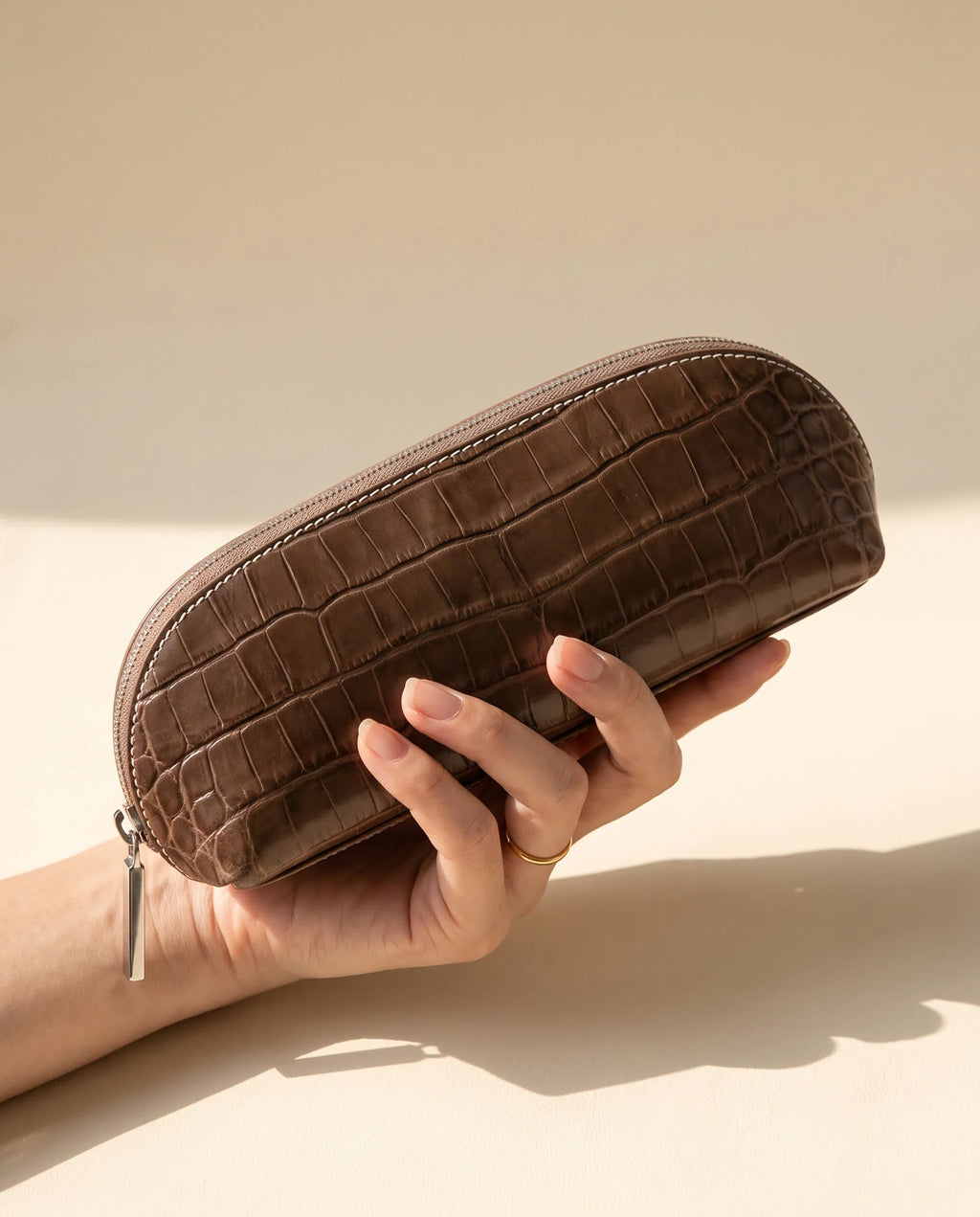 Brown- Brush Pouch