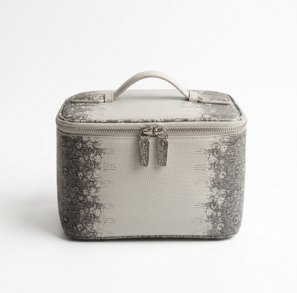 Ombré Lizard Vanity Case