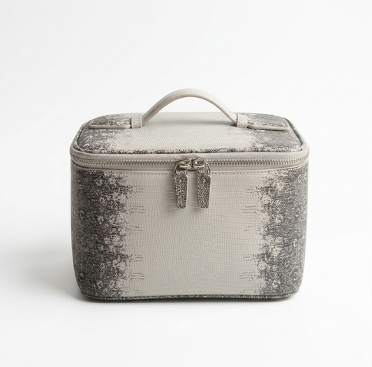 Ombré Lizard Vanity Case