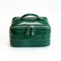 Green Divided Croc Vanity