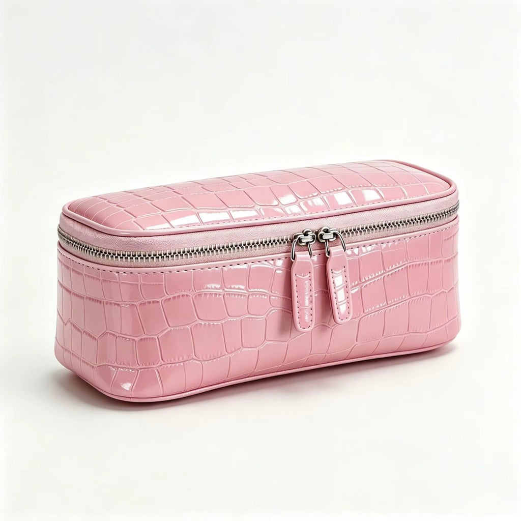 Peony Pouch Croc Vanity