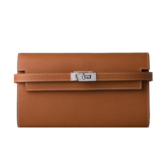 Peony Clutch – Gold Brown - SHW