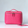 Fuchsia ostrich Vanity Bag
