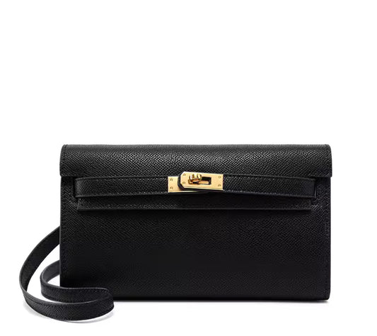 Peony Clutch – Black GHW