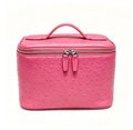 Fuchsia ostrich Vanity Bag