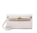 Peony Clutch – off white  GHW