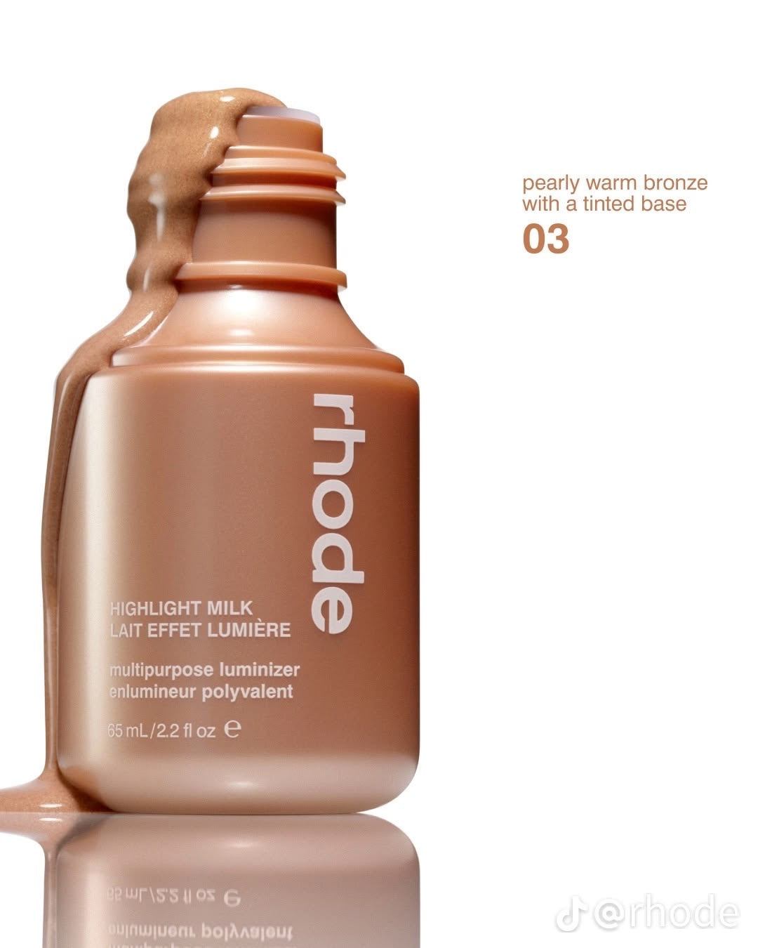 rhode highlight milk _ Pearly Warm Bronze