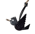 Bird charm - Black