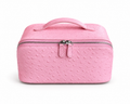 Pink ostrich Divided Croc Vanity