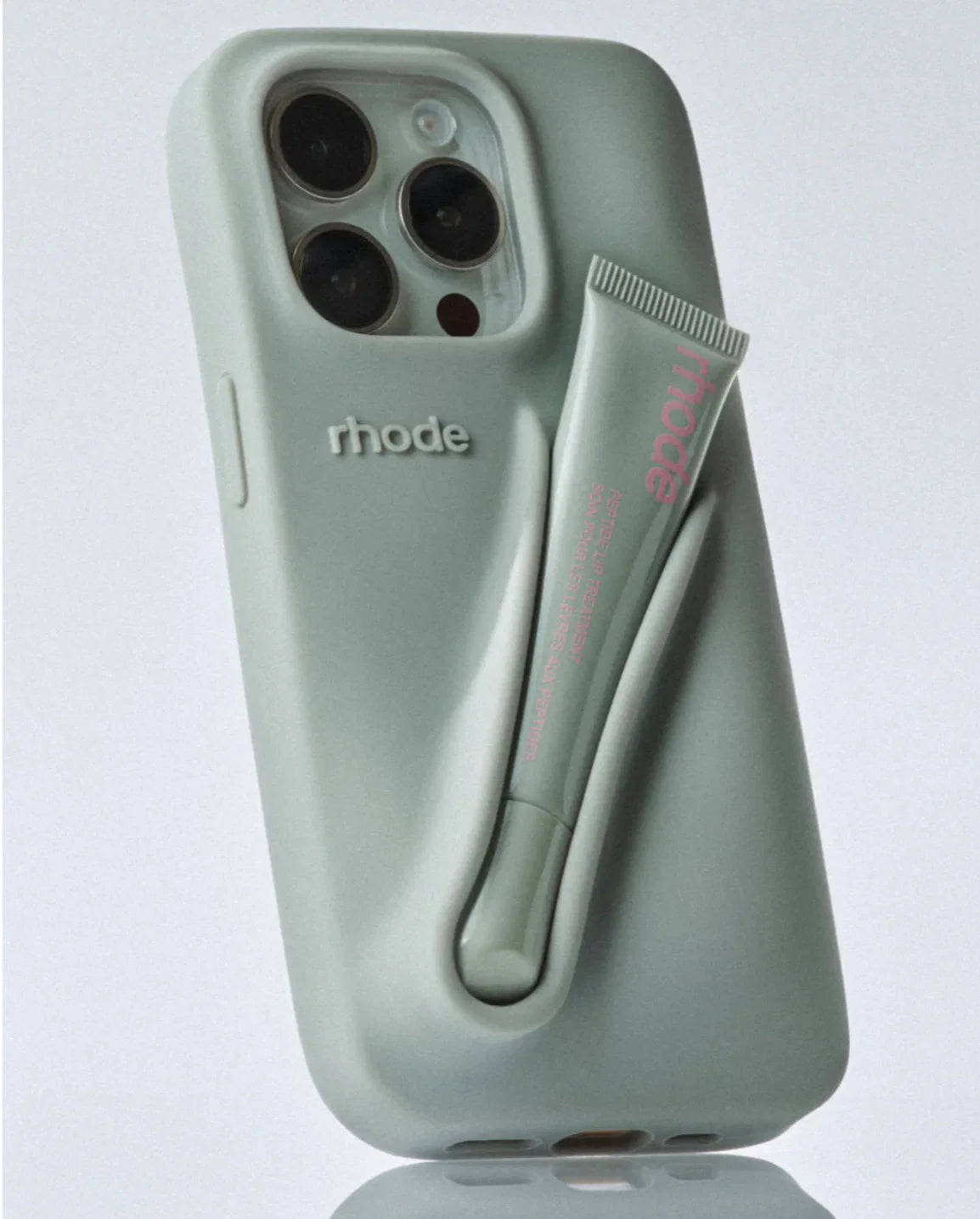 Gray lip case 14 pro